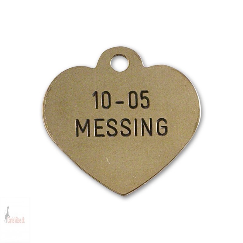 Hundetegn - messing - 10-05