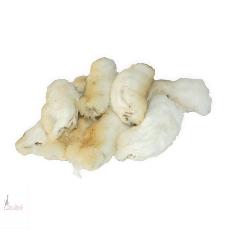 Kaninpoter med pels, 200 gram 