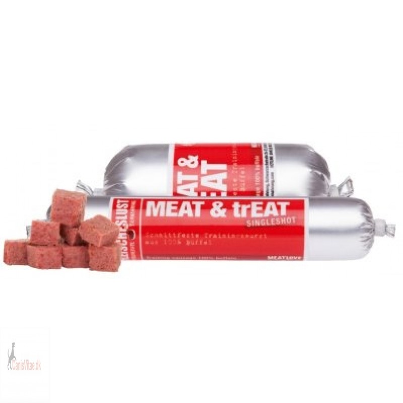 Meat & Treat skærepølse med buffalo - 200 gram