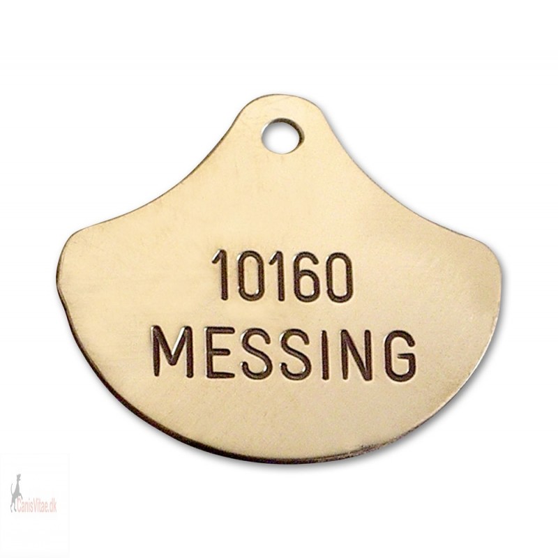 Hundetegn - Messing -38x32mm - 10160