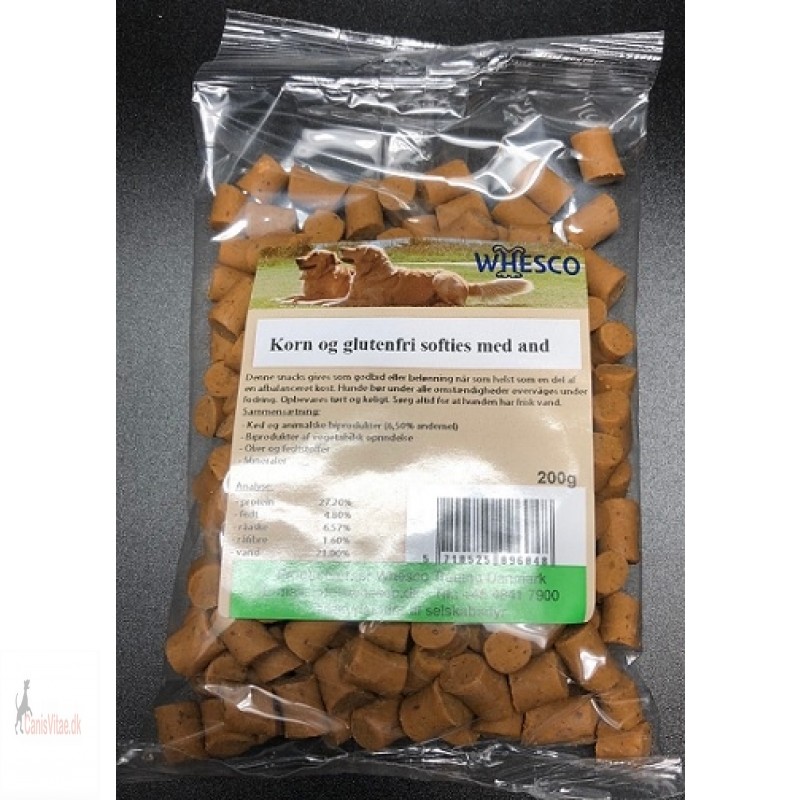 Korn- og glutenfri Softies med And, 200gram