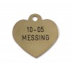 Hundetegn - messing - 10-05