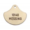 Hundetegn - Messing -30x27mm - 10140